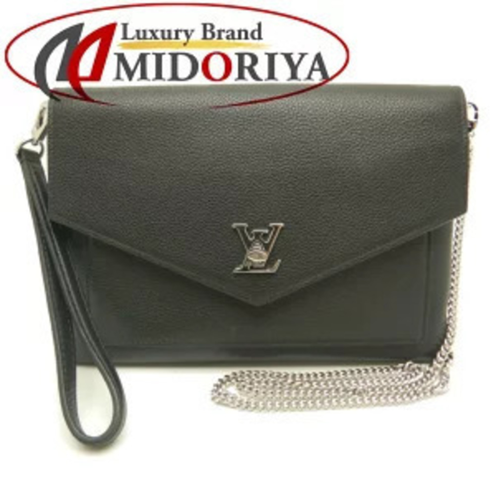 Louis Vuitton Bag Black MyLockme Pochette Calfskin Crossbody Noir - Picture 2 of 9